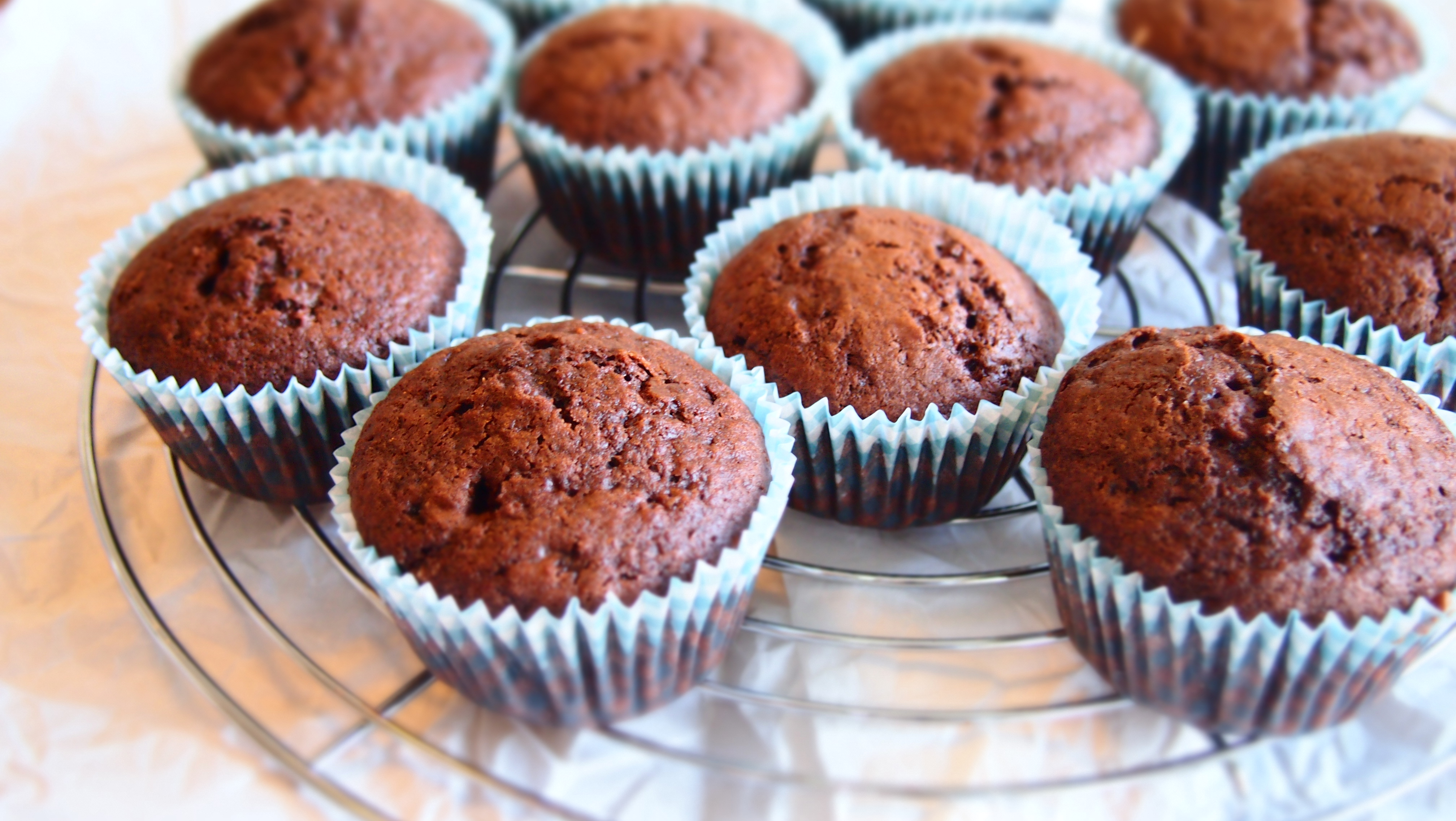 Schoko-Cupcakes mit Frischkäse Frosting - blondieundbrownie.com